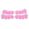 thumbnail image 1 of Bunblic 5-6pack 2 Pairs Elastic Silicone Gel Toe Hallux Valgus Separators Straighteners 5 Pcs, 1 of 4