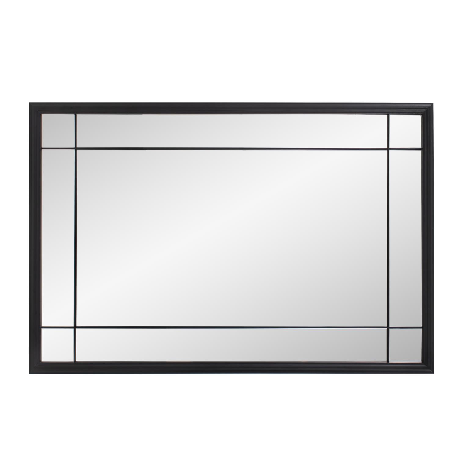 Tyler Dillon Antique Brass Metal French Multi-Panel Framed Vantiy and Wall Mirror - 36"H x 24"W