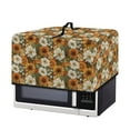 thumbnail image 7 of TSOVTHRID Vintage Sunflower Daisy Print Microwave Oven Grill Cover Protector Oil-Proof Microwave Oven Dust Cover with Handle Case Protections for Toaster Oven, 20.9"W x 15.7"D x 12.4"H, L, 7 of 7