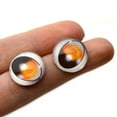 thumbnail image 2 of Orange Manga Anime Doll Glass Eyes, 2 of 11