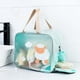 thumbnail image 3 of Bolsa de maquillaje transparente de PVC, impermeable, para cosméticos, grande, transparente, para viaje, organizador de artículos de tocador, estilo 3, 3 of 5