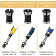 thumbnail image 1 of Adaptador de portabrocas, accesorios de taladro, portabrocas, fresadora, portabrocas, accesorios para carpintería, 6mm, 6,35mm, 8mm ShuxiuWang 8390605829772, 1 of 1