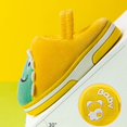 thumbnail image 6 of Otqutp Toddler Closed Toe Shoes Little Child Girls Inside Wear Slippers Cute Dinosaur Soft Bottom Comfortable Winter Warm Home Plush Slippers, 6 of 9