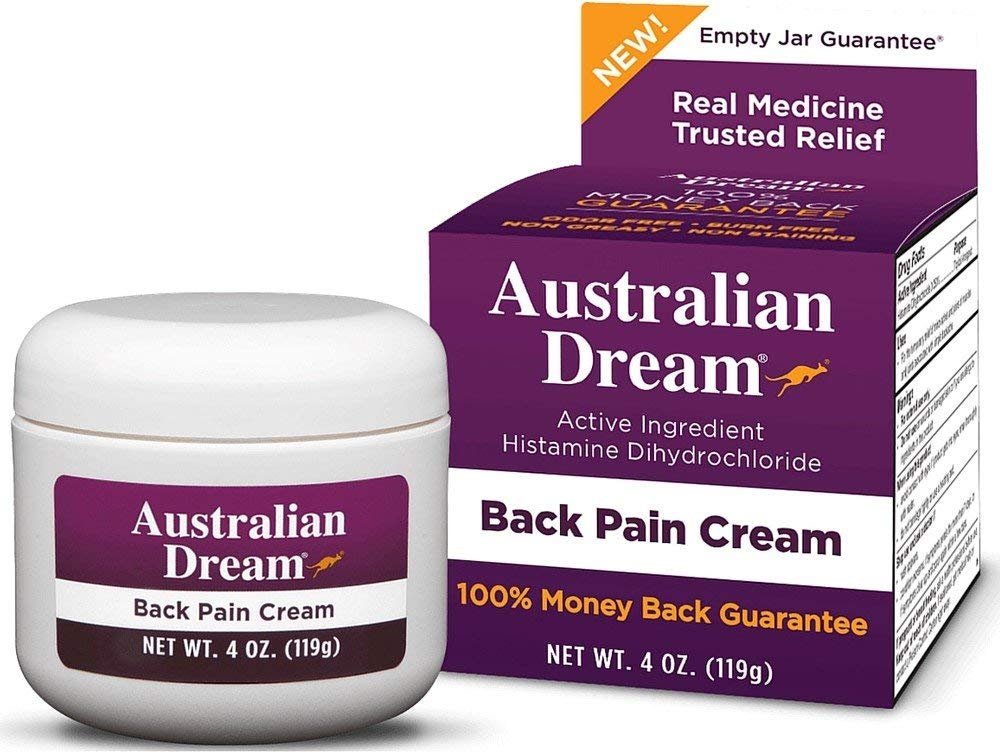 Australian Dream Back Pain Cream 4 oz