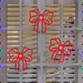 thumbnail image 3 of Home Accents Holiday 10 in. Hi-Vibrant Twinkling LED Holiday Bows (Set of 3), 3 of 6