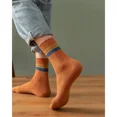 thumbnail image 2 of 7 Pairs Men's Mid-Calf Striped Socks – Odor-Resistant, Moisture-Wicking, Comfortable Knit Socks for Spring, Autumn & Winter, 2 of 8