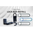 thumbnail image 3 of Lockbox Kingsley Guard-a-Key Black Realtor Portátil, 3 of 8