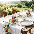 thumbnail image 4 of Patriotic Red White and Blue Vine for Independence Day - 4th of July Garland Patriotic Garland for Mantle Table Centerpiece, 250th Anniversary Memorial Hanging Decor, 4 of 6