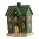thumbnail image 4 of Casa de pueblo navideña de cerámica, decorativa, pequeña casa de porcelana con luz LED, para Estilo D, 4 of 9