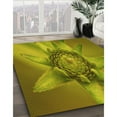 thumbnail image 2 of Ahgly Company Indoor Rectangle Patterned Olive Green Area Rugs, 5' x 8', 2 of 6