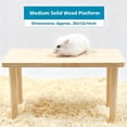 thumbnail image 2 of 1 Pcs Wooden Hamster Platform, Play & Resting Surface for Hamsters, Gerbils, Mice, and Small Pets, Perfect for Food Bowls & Water Bottles, 2 of 9