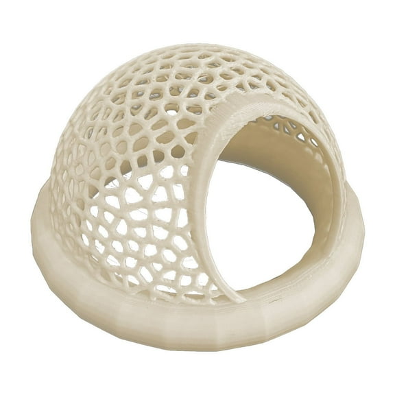 Breathable Plastic Reptile Hideout Dome, Lightweight Mesh Shelter for Small Pets, Lizard, Gecko, Snake Habitat Decor, Easy to Clean