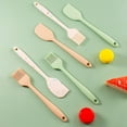 thumbnail image 1 of 1 Pc Scraper Brush Simple Multifunctional Silicone Kitchen Silicone Cream Butter Mixers for Baking, 1 of 9
