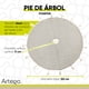 thumbnail image 5 of Pie de árbol navideño Artego tejido bicolor con borlones 122cm diámetro, 5 of 8