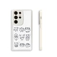 thumbnail image 1 of Proteja su teléfono con estilo: Funda para teléfono de doble capa esmerilada con ilustración divertida para iPhone 15 Pro Max 14 13 12 Pro 11, 1 of 4