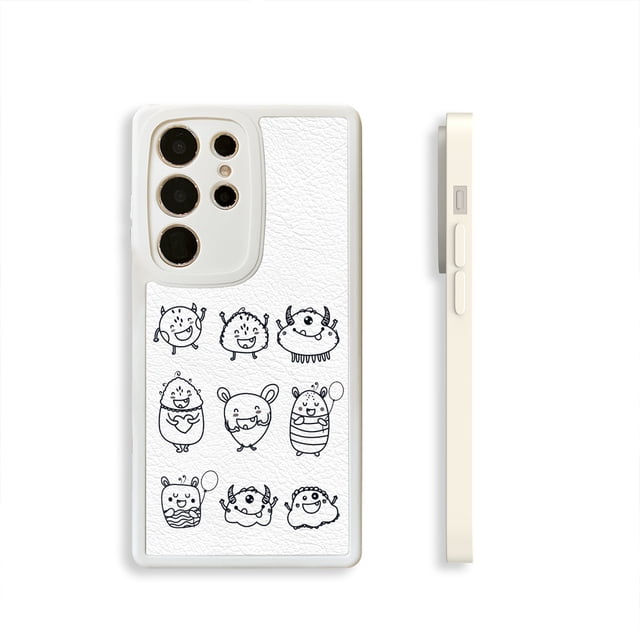 Proteja su teléfono con estilo: Funda para teléfono de doble capa esmerilada con ilustración divertida para iPhone 15 Pro Max 14 13 12 Pro 11