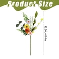 thumbnail image 3 of Artificial Daisy Flowers Fake Spring Flowers Colorful Flowers Fake Wildflowers Bouquet for Home Indoor Table Vase Wedding Party Decor (14in), 3 of 7