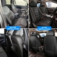 thumbnail image 4 of LAONNVIR Full Set Seat Covers Fit for Chevrolet Trailblazer 2021-2024 Custom Faux Leather Car Seat Cover(5 Seat,Redline), 4 of 9