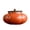 Orange, variant on Ceramic Jar with Lid Chinese Style, Tea Caddy with Creative Design, Elegant Storage Jar Decoration Accessories for Home Coffee Beans Spices