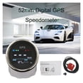 thumbnail image 3 of 2" 52mm Digital GPS Speedometer 0-999 Over Speed Buzzer Trip Meter Adjustable Odometer For Marine Auto Motorcycle 12V 24V ,Universal Compatibility, 3 of 7