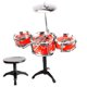 thumbnail image 5 of 3/5 tambor baquetas taburete conjunto Jazz Band instrumento Musical juguete regalo Sunnimix Instrumentos musicales Drum Toy, 5 of 5
