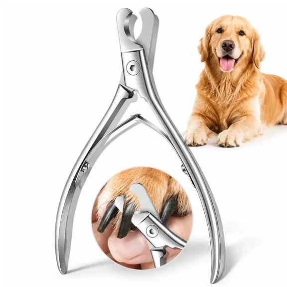 DINNAT Pet Nail Trimmer Clippers, Sharp Blades Ergonomic Grooming Tool for Small Pets, Large Dogs and Cats Paw Care