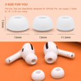 thumbnail image 3 of Almohadillas SENLIXIN de repuesto para AirPods Pro, silicona blanca, 3 of 5