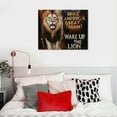thumbnail image 5 of NJSTORE MAGA America and the Lion Canvas Wall Art I Can Only Imagine Scripture Bible Verse Picture Religious Wall Decor Poster Print for Church Living Room Bedroom Office Home Decoration, 5 of 6