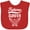 Red, variant on Inktastic Surfing Future Surfer Boys or Girls Baby Bib