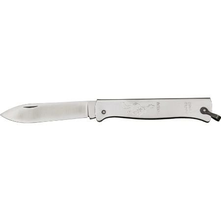 Douk-Douk Knives 840 Douk-Douk Folder Knife with Silver Finish Squirrel Artwork Folded Steel Handle Multi-Colored