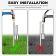 thumbnail image 3 of InstaHibit 10 Pack 11ft Feather Flag Pole Kit with 20" Ground Spike Flag Base, 3 of 9