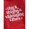 thumbnail image 6 of BABAMOON Newborn Baby Girls Valentine's Day Romper Long Sleeve Letter Heart Print Bodysuit Jumpsuit Clothes, 6 of 8