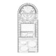 thumbnail image 1 of Regla De Dibujo Multifuncional, Plantillas De Dibujos Geométricos, Reglas De Medición Para Estudiar Dibujos, Escuela Scienceny EL017153-05, 1 of 5