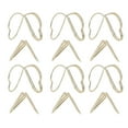 thumbnail image 4 of Clips De Papel, Clips De Papel De Metal, Forma De Corazón Triangular, Doble Capa, 100 Unidades Para Clasificación De Archivos Para Oficina Y Hogar ANGGREK Triangle Paper Clips, 4 of 8