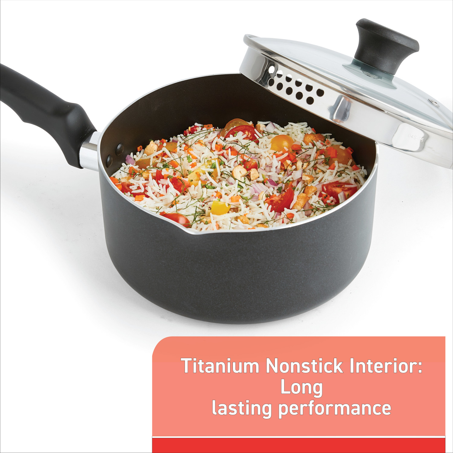 T-fal Comfort Titanium 3-Quart Nonstick Saucepan photo 2