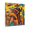 thumbnail image 2 of Saddle in Expressionism - Canvas, 2 of 10
