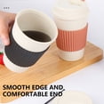 thumbnail image 2 of Wosthever Taza de café de trigo, taza de leche de agua de estilo Simple con tapa, barra de sellado para el hogar, botella para beber, viaje al aire libre, Cocina y Comedor Rosa Wosthever HA081640-01, 2 of 6