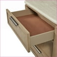 thumbnail image 2 of 2 Drawer Nightstand with Rope Fronts & USB Charging Port, 2 of 5