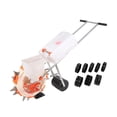 thumbnail image 1 of harayaa Hand Push Garden Seeder Fertilizer Planter Simultaneous Sowing and Fertilization 7 Nozzles, 1 of 8