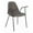 Ash / Black, variant on SAFAVIEH Tanner Mid-Century Retro Dining Chair, Ash, Set of 2