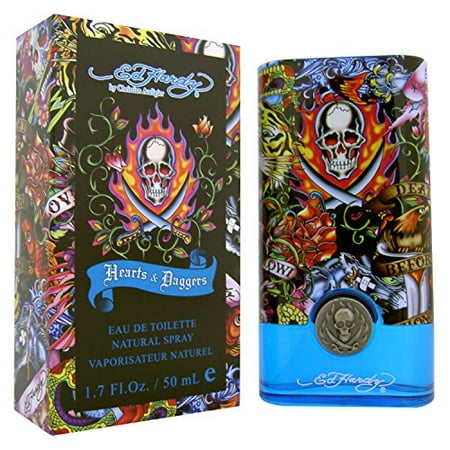 Jason Natural Fragrance - New Wave Fragrances Ed Hardy Hearts & Daggers Eau De Toilette Natural Spray, 1.7 oz