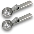 thumbnail image 1 of Solid Stainless Steel Ice Cream Scoop, 2 Packs, 1 of 9