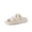 Khaki, variant on Cushionaire Orbit Kids Sandals Lightweight Waterproof EVA Slides with Adjustable Buckle Everyday Casual Comfort Girls Sandals