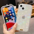 thumbnail image 2 of Cute Case for Women with Shell Pattern for iPhone 13 Pro, Marble Case for iPhone with Holographic Love, Rainbow Heart Girls Case for iPhone 13 Pro, 2 of 8