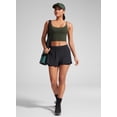 thumbnail image 4 of CRZ YOGA Butterlift Padded Workout Longline Sports Bras for Women U Back Crop Tank Tops, 4 of 6