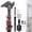 Black, variant on Yescom EZ GO Starlink Pole Mount Kit w/ 14ft Telescopic Flagpole G3 Pipe Adapter
