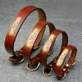 thumbnail image 4 of Didog Real Leather Personalized Dog Collar with Custom Name ID Tag for Small to Large Dogs, 4 of 14