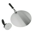 thumbnail image 4 of Pizza Peel Stainless Steel Pizza Cutter and Pizza Spatula with Foldable Handle for Kitchen RestaurantS, 4 of 14