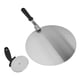 thumbnail image 4 of Pala para pizza de acero inoxidable y espátula para pizza con mango plegable para cocinas y restaurantes, 4 of 10