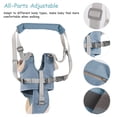 thumbnail image 3 of Ocanoiy Arnés para caminar para bebé Andador de mano Cinturón auxiliar Arnés de seguridad ajustable para andador infantil Ayudante de aprendizaje para caminar de pie con entrepierna desmontable para n, 3 of 5